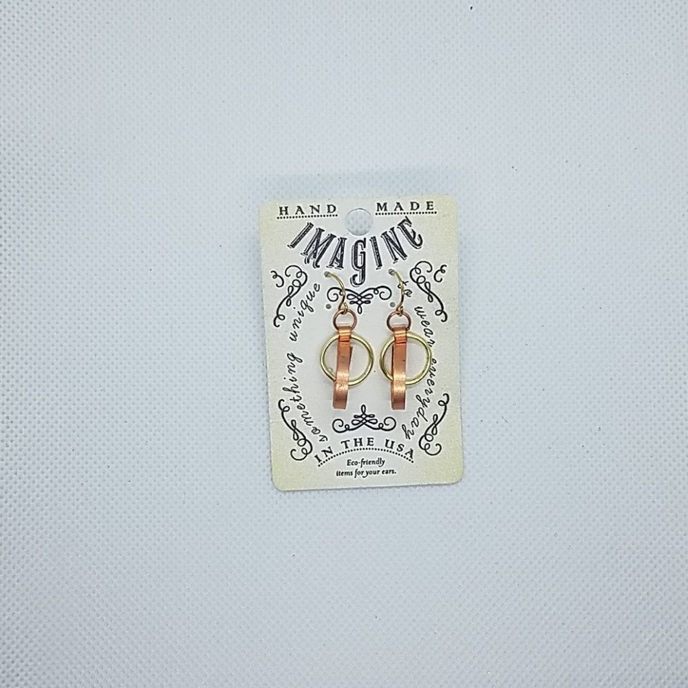 NWT Handmade Imagine Dangling Earrings